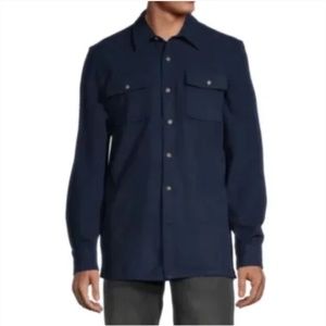 St. John's Bay Blue Button Up Long Sleeve Shirt